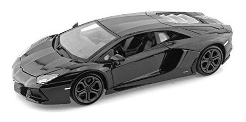 Lamborghini Matt Black Aventador Lp 700-4 1:38 5 Tire Hacia 