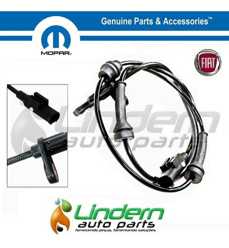 Sensor Abs Traseiro Esquerdo Fiat Toro 4x4 Diesel 52134378