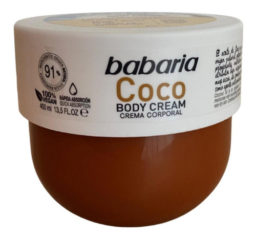 Crema Body Cream Coco - Unidad a $66