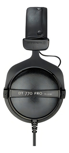 Fone Beyerdynamic Dt 770 Pro 80 Ohm Studio Garantia-promoção Cor Preto