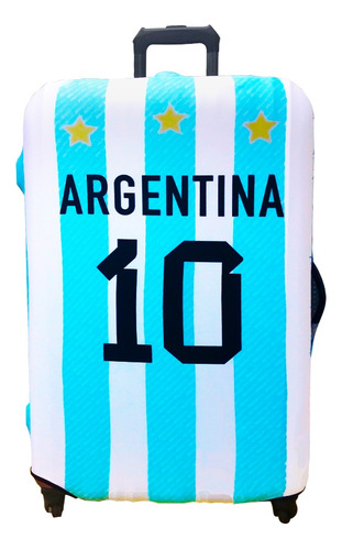 Funda Para Valija Camiseta Argentina Supercover 