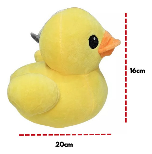 Pato De Peluche Amarillo Chico 20cm Soft Super Tierno Amarillo