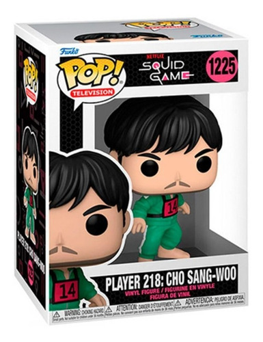 Funko Pop! 1225 Juego Calamar - Player 218- Cho Sang-woo