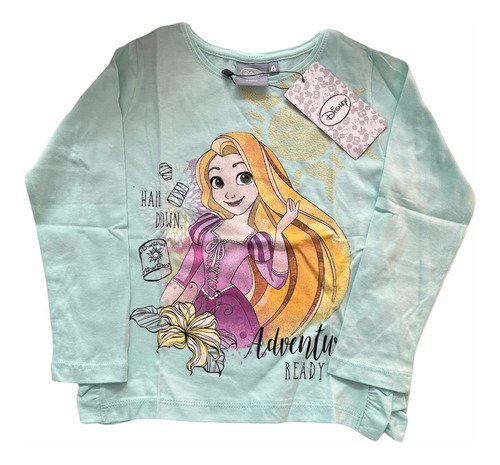 Remera Princesas Disney Rapunzel Ariel Bella Aurora Cenicien