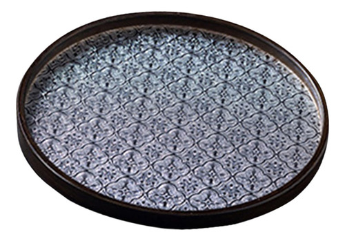 Bandeja Para Servir Con Flores De 30 Cm X 30 Cm X 2,4 Cm