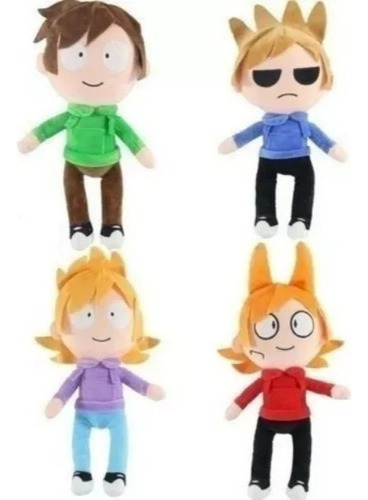 4pcs Eddsworld Edd Tord Matt Tom Muñeco Peluche Juguete 32cm