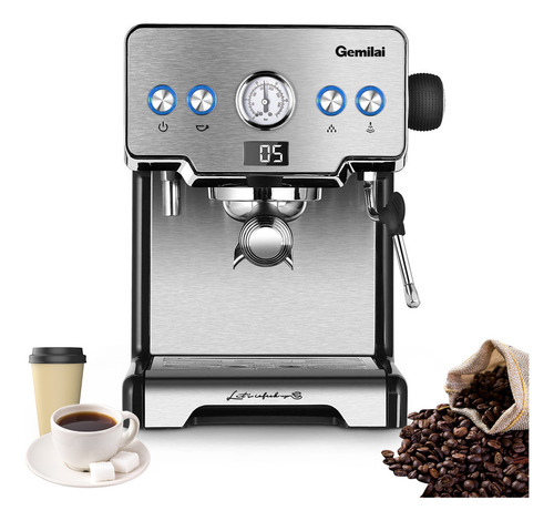 Cafetera Semiautomática Gemilai G3605