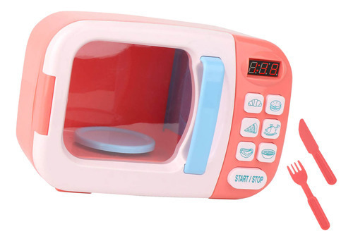 Set De Microondas Pretend Play, Horno Eléctrico Para Niños,