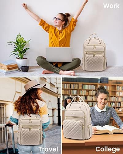Mochila Para Computadora Portátil Para Mujer, 15.6 Pulgadas,