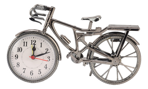 Adorno Vintage C/reloj Y Diseño De Bicicleta Para Escritorio