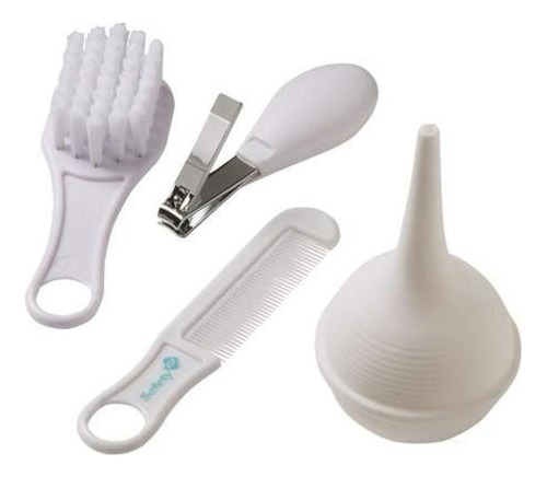 Set De Cuidado Básico Para Bebé: Cepillo, Cortaúñas Y Aspira