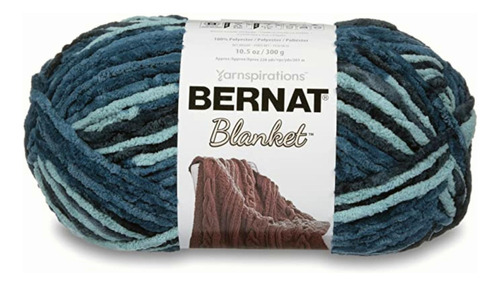 Bernat Blanket Teal Dreams Yarn Paquete De 2 300 G/10.5 Oz