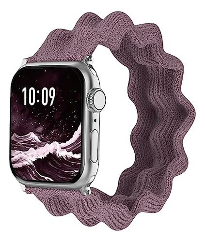 Stretchy Nylon Solo Loop Compatible Con Apple Watch Band 38m