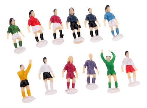 Maqueta De Jugador De Fútbol En Miniatura, 13 Unidades, 1:87