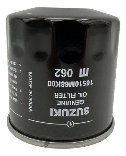 Filtro Aceite Suzuki Swift 1.2  2013 - 2022 Genuino