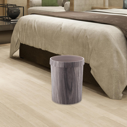 Bote De Basura De Grano De Madera, Cesto De Basura Duradero