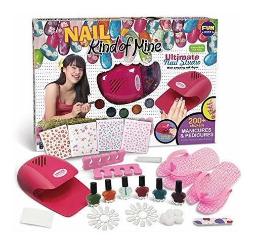 Esmalte - Nail Art Kit For Girls, Funkidz Makeup Craft Kits 