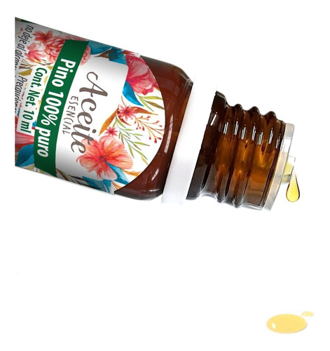 Imagen 3 de 3 de Pino 10 Ml Aceite Esencial 100% Puro 100% Natural