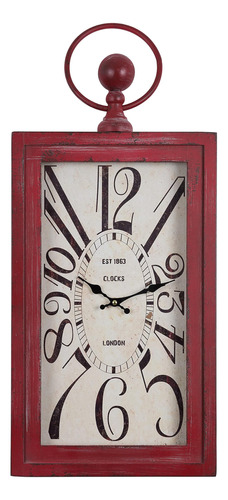 Reloj De Pared Rectangular Envejecido De Yosemite Home Decor