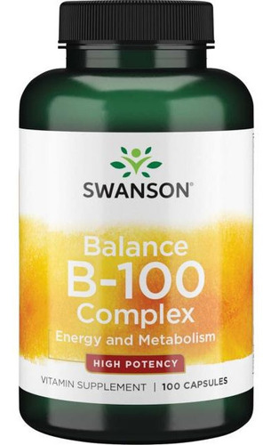 Vitamina B100 B-100 Complex Energia Y Cerebro + Envio Grati