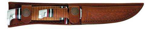 Funda De Piel Para Cuchillo De Cazador Pequeña Y Elegante