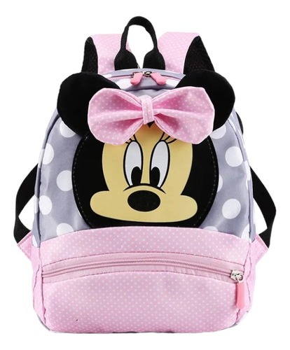 Mochila Importada Escolar Minnie Mouse Niña Moral Bolso