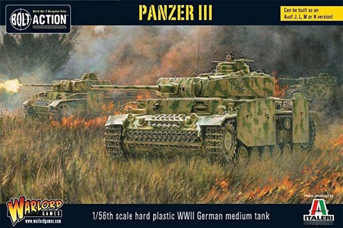 Bolt Action Panzer Iii Del Tanque 1:56 Segunda Guerra Mundia