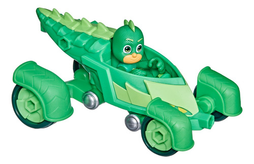 Boneco E Veículo Pj Masks - Lagartixo E Lagartixomóvel
