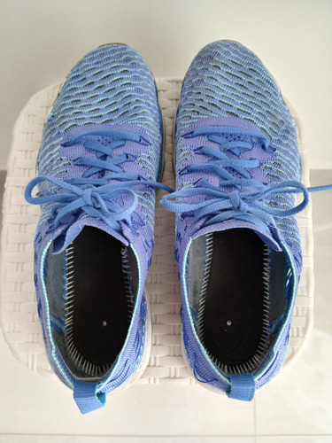 Zapatillas Nike W Zoom Flyknit Celeste Retro Usada (Usado)