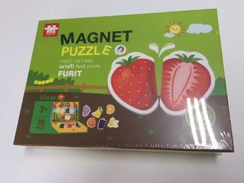 Jogo de quebra-cabeça para crianças. maçã de frutas. prática de corte.