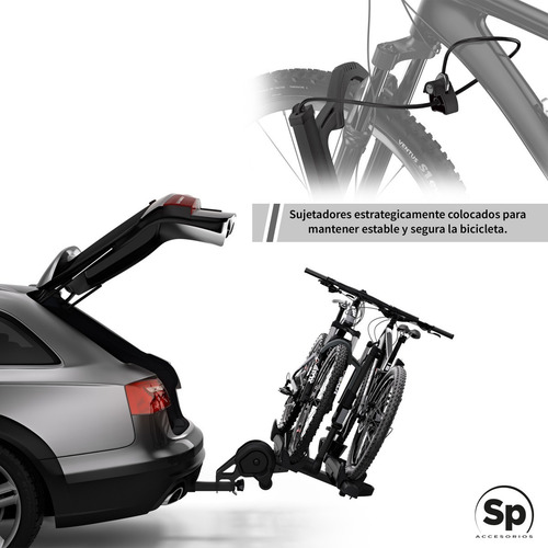 Imagen 7 de 10 de Porta Bicicletas Thule T2 Pro Xt Negro 2 Bicicletas