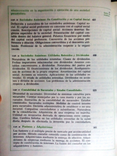 Libro, Principios Contabilidad Y Control, Lawrence L. Vance (Usado)