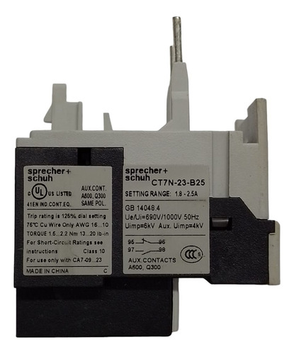 Sprecher + Schuh Ct7n-23-b25