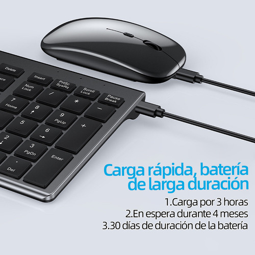 Z Teclado Y Mouse Krios K95 Español Inalámbrico Kit Teclado