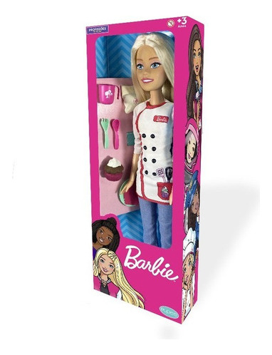 Barbie Profissões Large Doll Confeiteira 2024 65cm - Pupee