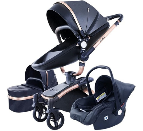 Imagen 1 de 1 de Baby Travel System Pushchair Baby Stroller 3 In 1 Portable 