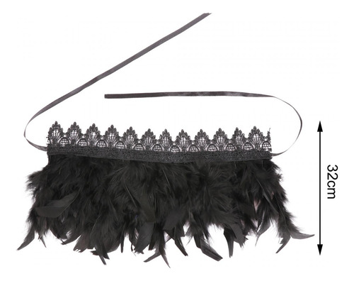 Gargantilla De Plumas De Imitación, Cuello, Envoltura De