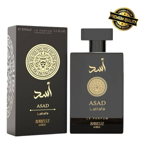 Perfume Arabe Asad 100ml Le Parfum Marca Isabelle La Belle - Amadeirado Quente Inspiração Alta Fixação Homem Cheiroso