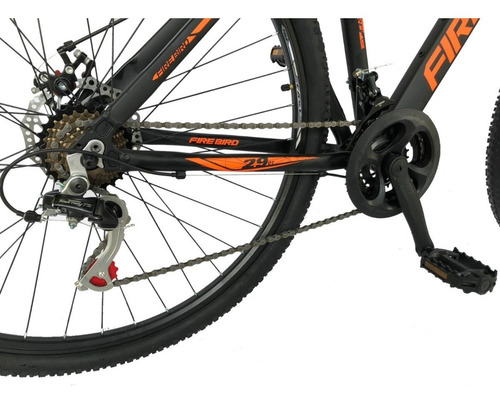 Imagen 3 de 4 de Bici Mtb Fire Bird 21 Vel Disco Mecanico Rod 29