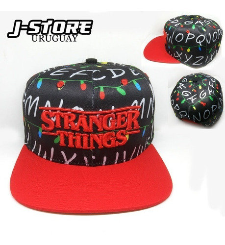 Snapback De Stranger Things Gorro Visera