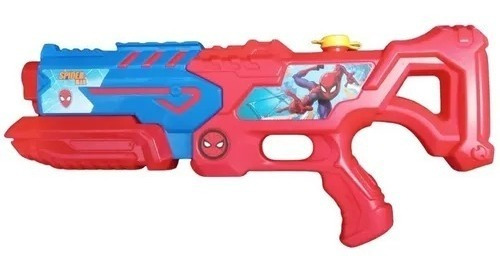 Pistola Recargable Lanza Agua Spiderman Marvel Pileta