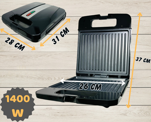 Sanduicheira Grill Antiaderente Aquecimento Duplo 1400w / 220v