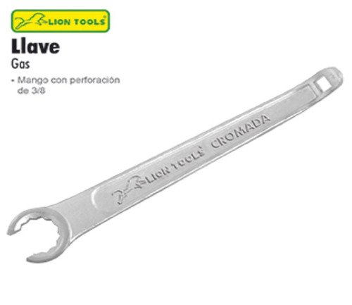 Llave Para Tanque De Gas 7/8  Cromada