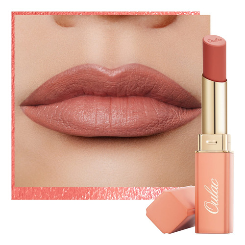 Oulac Lapiz Labial Mate Cremoso De Melocoton Nude, Pintalabi