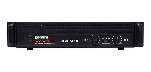 Amplificador Gemini Xga5000 5000w Peak / 1100w Rms Bi-volt
