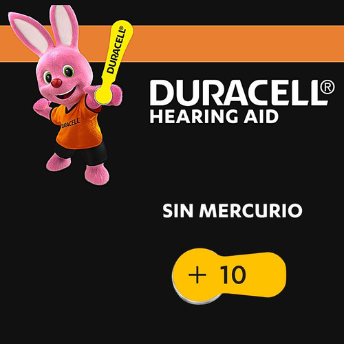 Duracell 2 Paquetes C/ 6 Piezas # 10 Pila Auditiva Pr70 1.4v