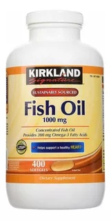 Oil Fish Ácidos Grasos Omega-3, 400 Sofgels