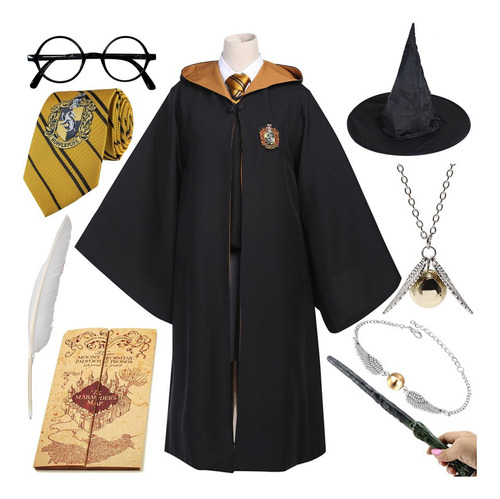 Bata Mágica Harry Potter Cos Hermione Kit De 9 Disfraces
