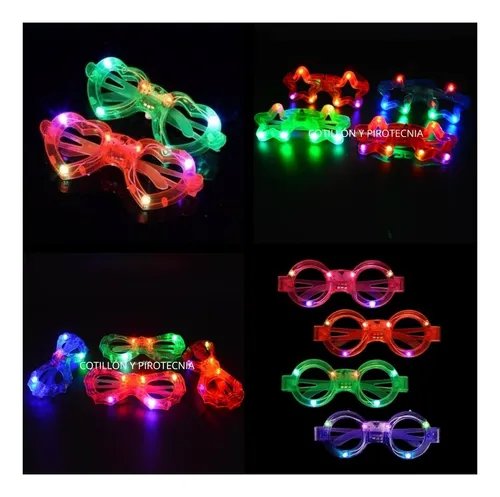 EKOI Lentes Led Para Fiestas Con Luces Gafas Luminosas