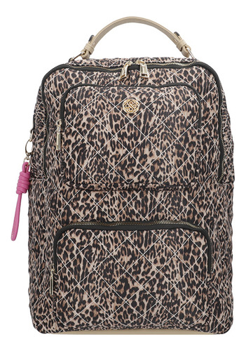 Mochila Notebook Secret Ginza Fw24 Leopardo 15 Color Multicolor